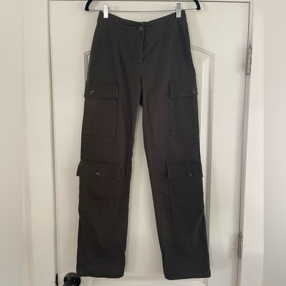 H&M Olive Green Cargo Pant - 2 - Picture 1 of 4